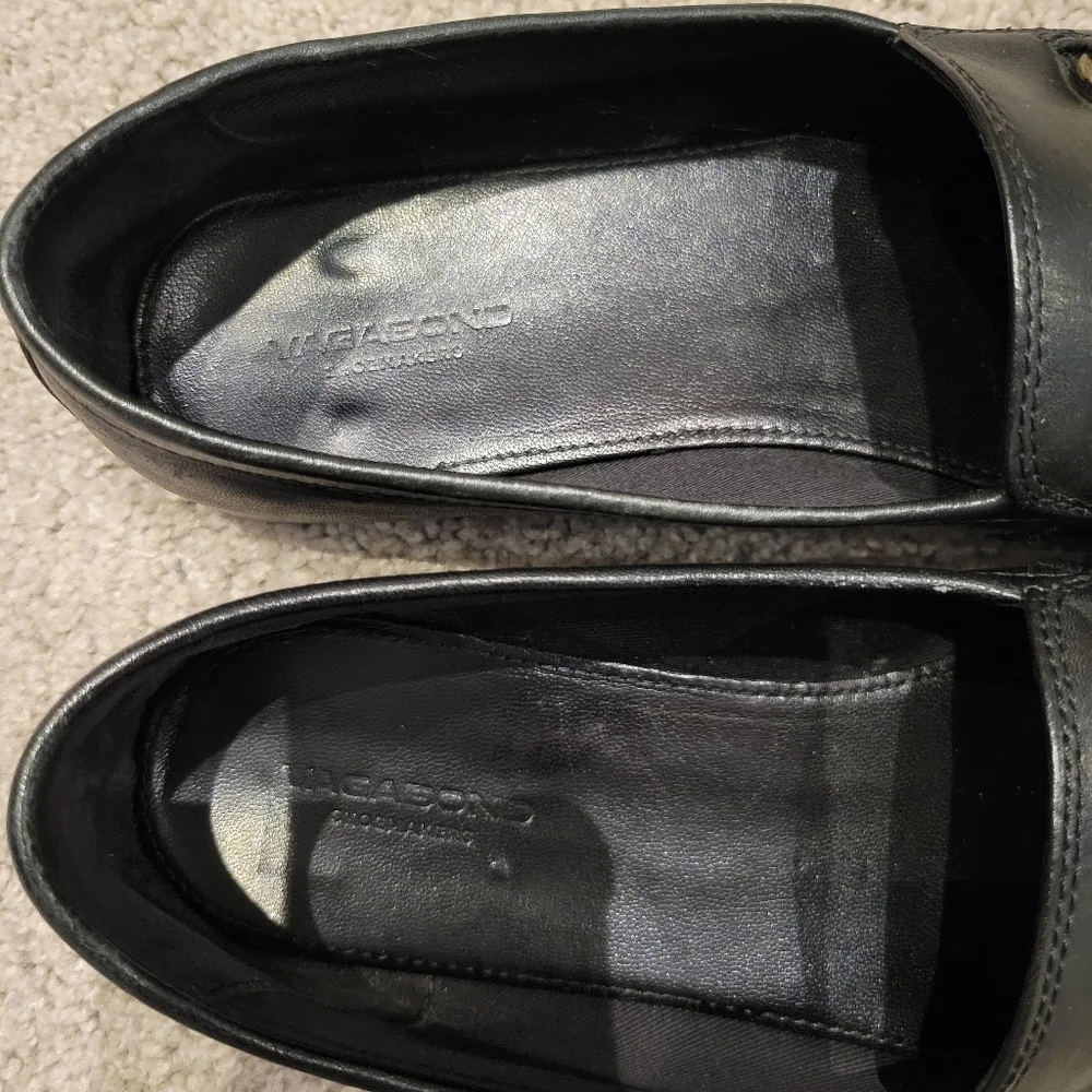 Vagabond Heidi Horsebit Black Leather Loafers